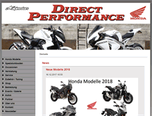 Tablet Screenshot of direct-performance.ch